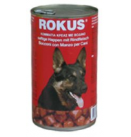 ΚΟΝΣΕΡΒΑ ΣΚΥΛΟΥ  ROKUS  410gr